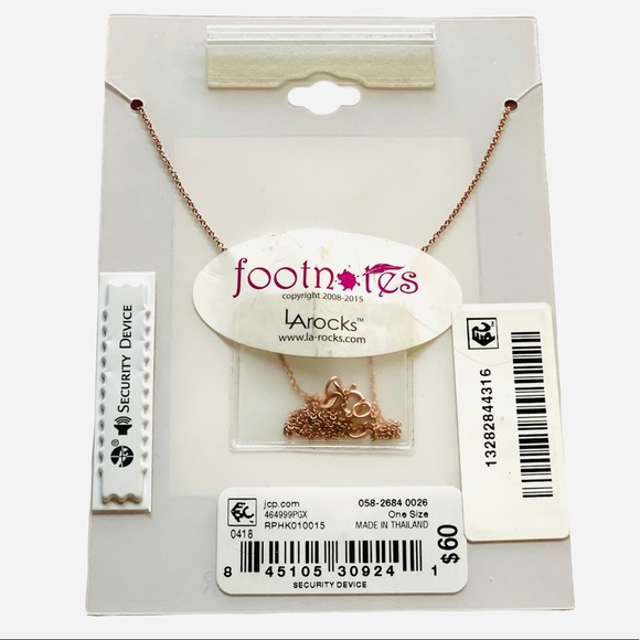 Footnotes Jewelry Into The Wild By Footnotes Rose Gold Plated